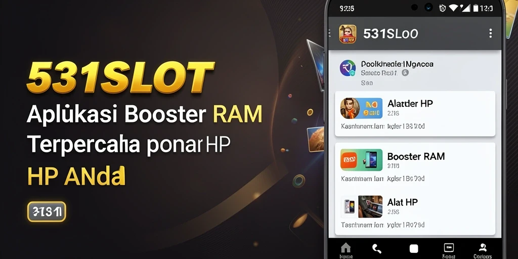 Antarmuka aplikasi 531SLOT yang sederhana dan fungsional.