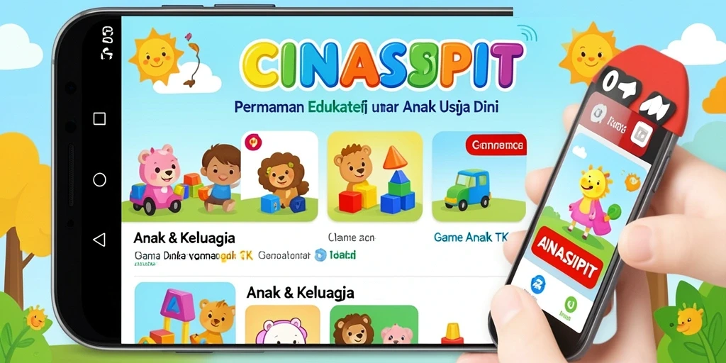 Antarmuka user-friendly CINASIPIT untuk Game Anak TK.