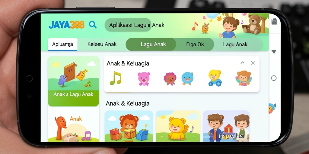 Tampilan antarmuka JAYA388 yang ramah anak