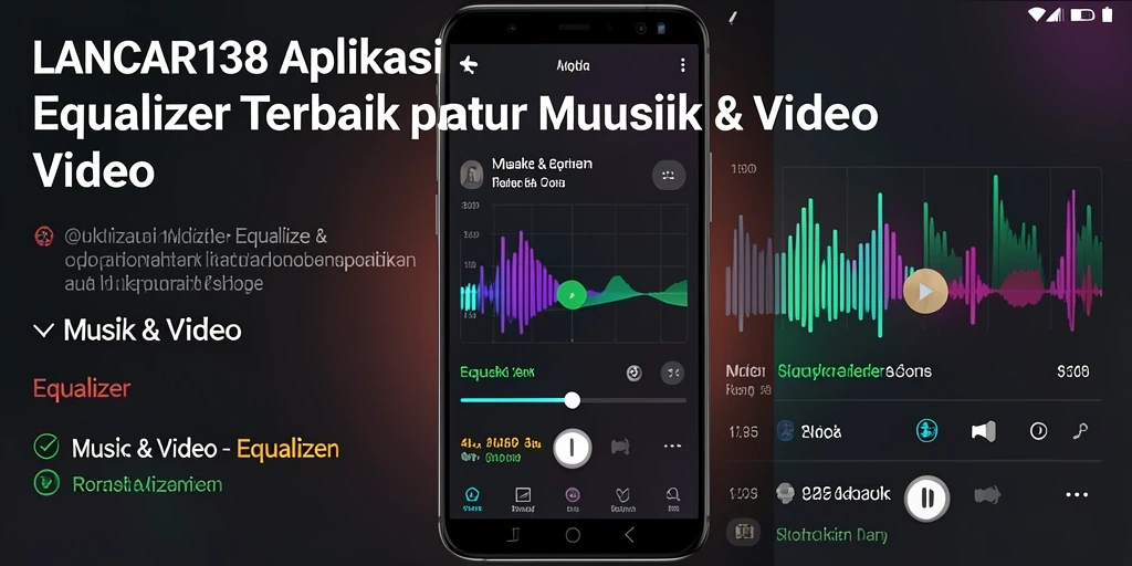 Screenshot utama LANCAR138 menampilkan antarmuka Equalizer dengan pengaturan suara.