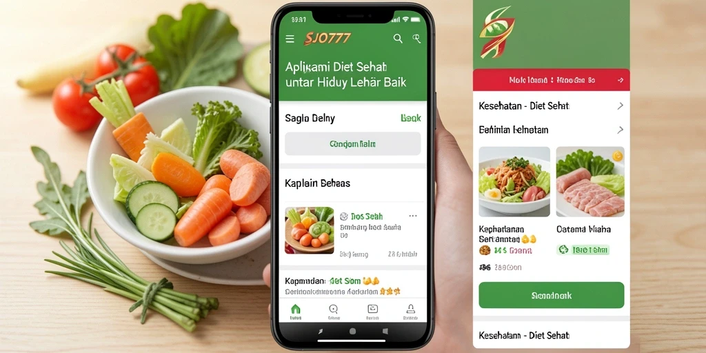 Antarmuka SJO777 yang intuitif untuk diet sehat.