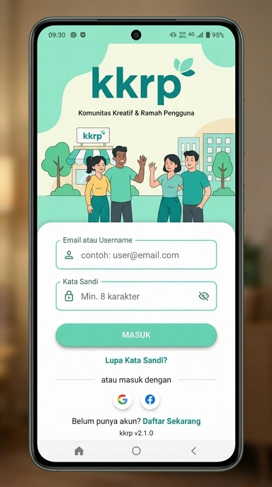 Panduan Masuk Akun kkrp untuk Pengguna Android
